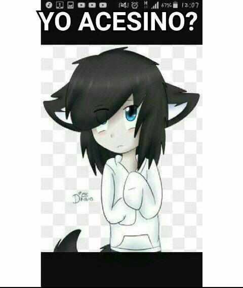 amino-Micho jeff the killer😍🔪❤😘🔫-3d2ffc4d