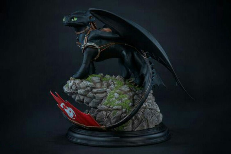 Модель беззубика. Sideshow Беззубик. Беззубик статуя. Toothless Statue by Sideshow Collectibles. Статуя дракона Беззубика.